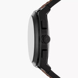 Everett Chronograph Brown Leather Watch