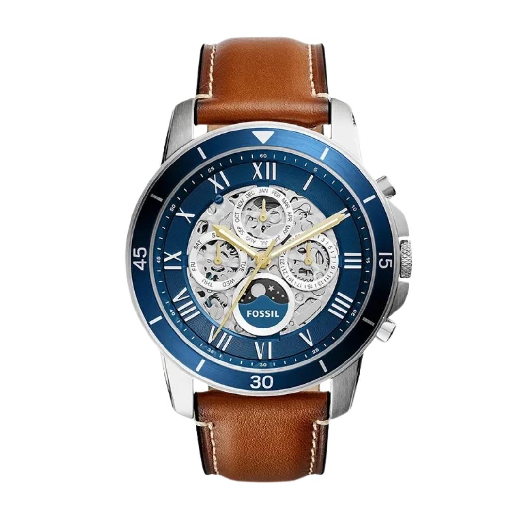 ME3140 Fossil Grant Sport Automatic Luggage Leather