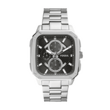 Fossil Men's Black Dial Stainless Steel Watch – BQ2655