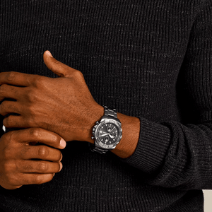Bronson Chronograph Smoke Stainless Steel Watch
