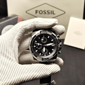 Bronson Chronograph Smoke Stainless Steel Watch