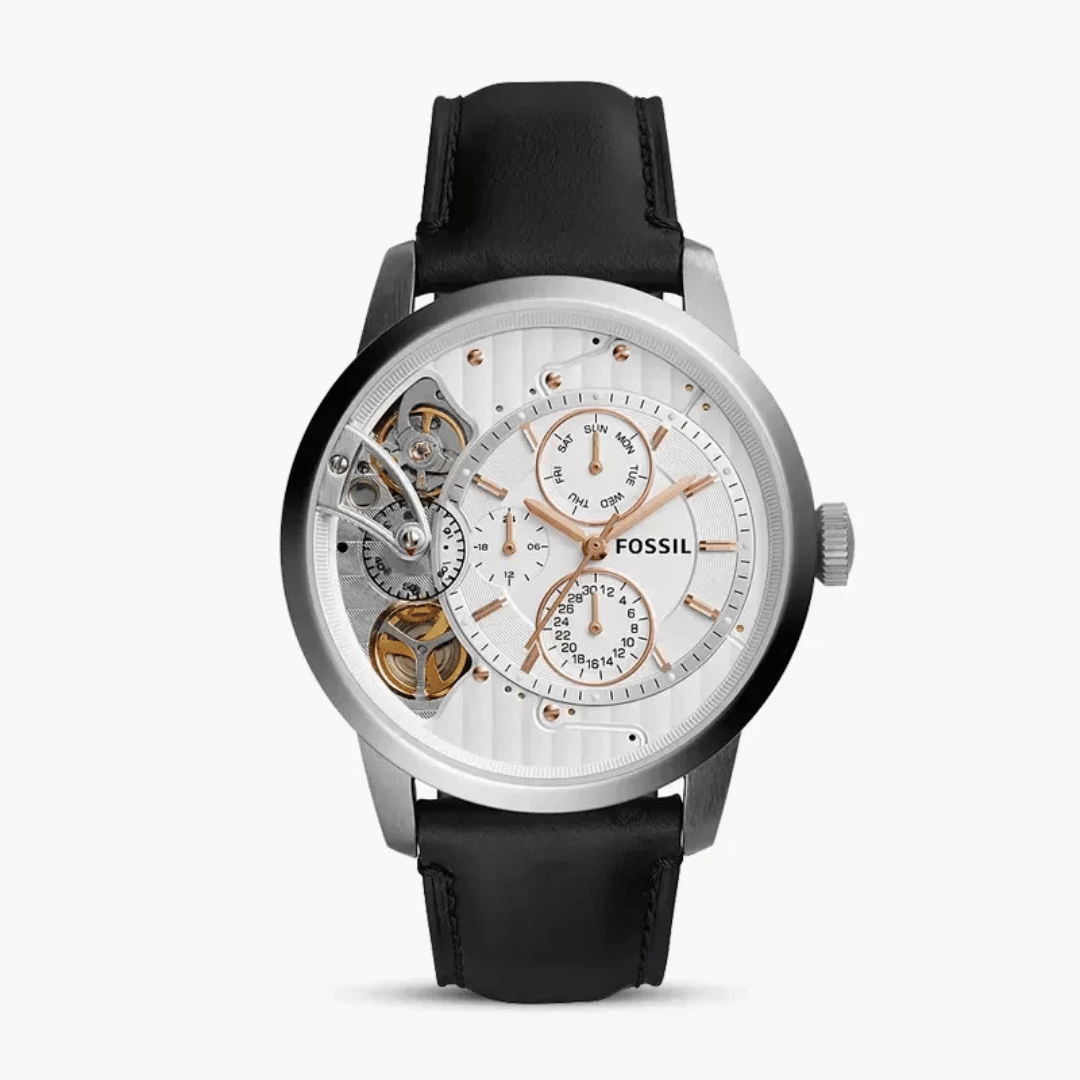 Townsman Multi-Function Black Leather – Men’s Watch Fossil ME1164